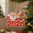thumbnail image 6 of 2026 New Year Christmas Acrylic Hanging Ornament Festive Holiday Decoration, Durable Christmas Tree Decoration for Home Holiday Decor, Perfect Gift for Family and Friends During Christmas Season, 6 of 7