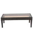 thumbnail image 2 of Estelle 4 Piece Outdoor Wicker Chat Set, Multibrown and Beige, 2 of 15
