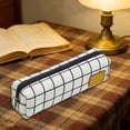 thumbnail image 6 of Virelaxpo Minimalist Canvas Pencil Case Large Capacity Stationery Organizer for Office Daily Use, 6 of 7