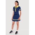 thumbnail image 3 of Women's Contrast Trim Polo Top, 3 of 4