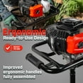 thumbnail image 4 of XtremePowerUS 52CC 2-Stroke Gas Powered Earth Auger, Post Hole Digger with 8" Bit, EPA Certified Heavy Duty Fence Post Hole Drill for Garden, Farm, Tree Planting, 4 of 6