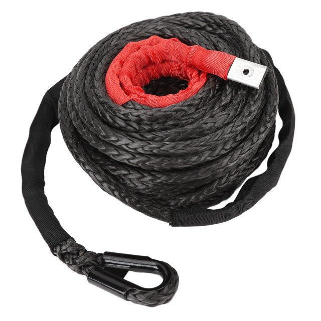 Cuerda De Cabrestante Sintética, Línea De Cabrestante Sintética Fácil De Instalar Fuerte Capacidad De Carga Para Vehículos Todoterreno 4WD ATV UTV SUV