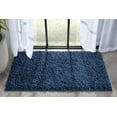 thumbnail image 2 of Well Woven Elle Basics | Emerson Shag Dark Blue | Textured Mat Rug 2x4 (2'3" x 3'11"), 2 of 8