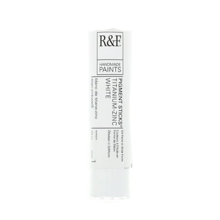 UPC: 0836943003101 | R&F Handmade Paints Pigment Stick 100ml Titanium Zinc White