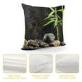 thumbnail image 4 of Orinice Bamboo Graphic Decorative Cushion Throw Pillow Cover for Home Couch Living Room Bed Sofa, Men Women Boy Girl, for Car Couch Bedroom, High-Quality 1PC 24x24in, 4 of 5