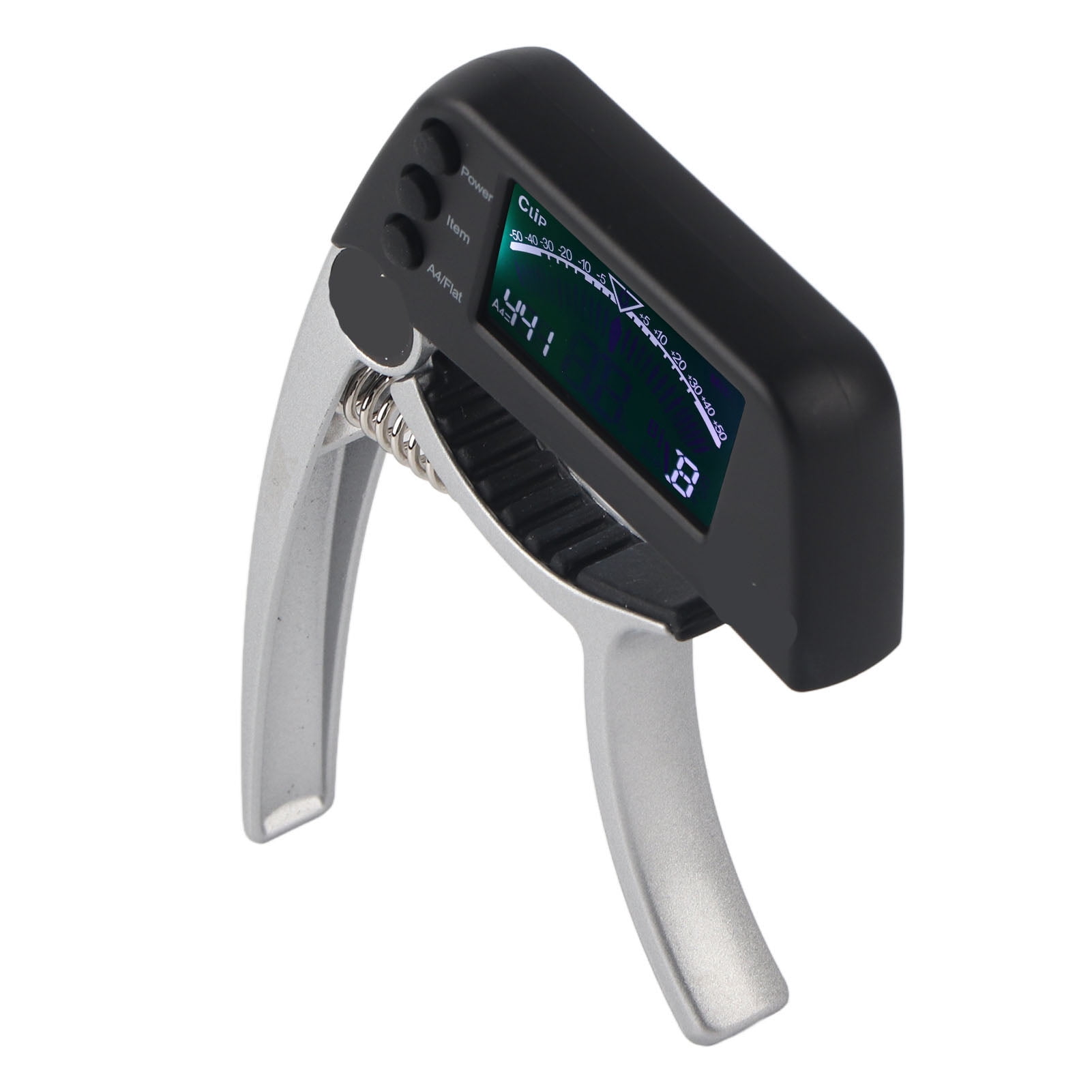 2,in,1 Guitar Capo Tuner w/ LCD, Precise Tuning for Acoustic  Electric Guitars