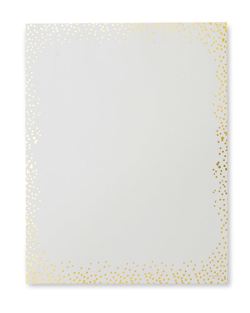 Gold and Silver Swirls Stationery Gold and Silver Swirls Stationery