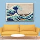 thumbnail image 2 of Cuadro Canvas Pixtreats La Gran Ola De Kanagawa 60X90 cm, 2 of 4