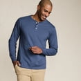 thumbnail image 5 of Lands' End Men's Super-T Long Sleeve Henley Shirt, 5 of 6