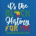thumbnail image 6 of Wild Bobby It's The Black History For Me Black Pride Men Graphic Tee, Royal, Medium, 6 of 6