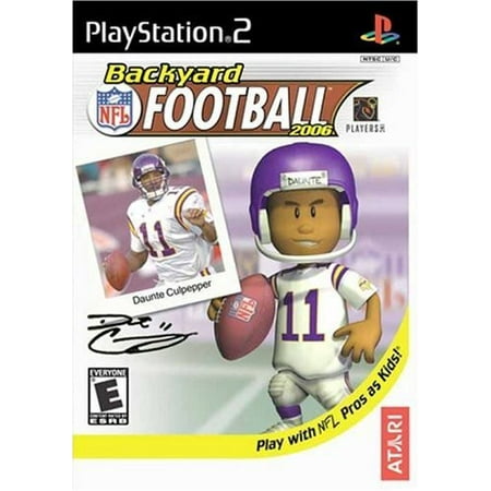 Backyard Football 2006 - PlayStation 2, Pick from any of your favorite pros -- kid versions of all the most popular NFL players By Humongous Inc Ship from