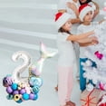 thumbnail image 4 of Kripyery Balloon Arch Set Mermaid Design Number Emulsion High Elasticity Balloon Garland for Holiday, 4 of 8