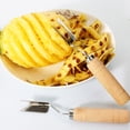 thumbnail image 2 of Monstrate Pelador de piña portátil con mango de Corers afilado acero inoxidable rebanador removedor herramientas Gadgets frutería Cocina y Comedor Monstrate JJ18439-00, 2 of 6