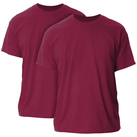 Gildan Mens Heavy Cotton T-Shirt

, L, Cardinal (Pack of 2) 2 Cardinal