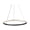 Black, variant on AC6711BK Artcraft Lighting Nova - 29W LED Pendant In Glam Style-0.79 Inches Tall and 19.7 Inches Wide