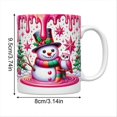 thumbnail image 2 of Christmas Themed Coffee Mugs Snowmans Coffee Cup, 2 of 5