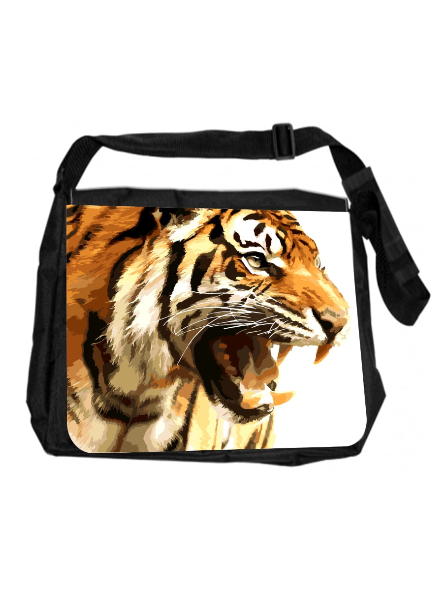 Laptop Bag 13 inch 15 inch Psychedelic Messenger Laptop Bag Canvas Messenger Bag Screen Printed Shoulder Bag Computer Bag