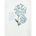 thumbnail image 2 of Garanimals Baby Girl Short Sleeve Graphic Bodysuit, Sizes 0/3M-24M, 2 of 4