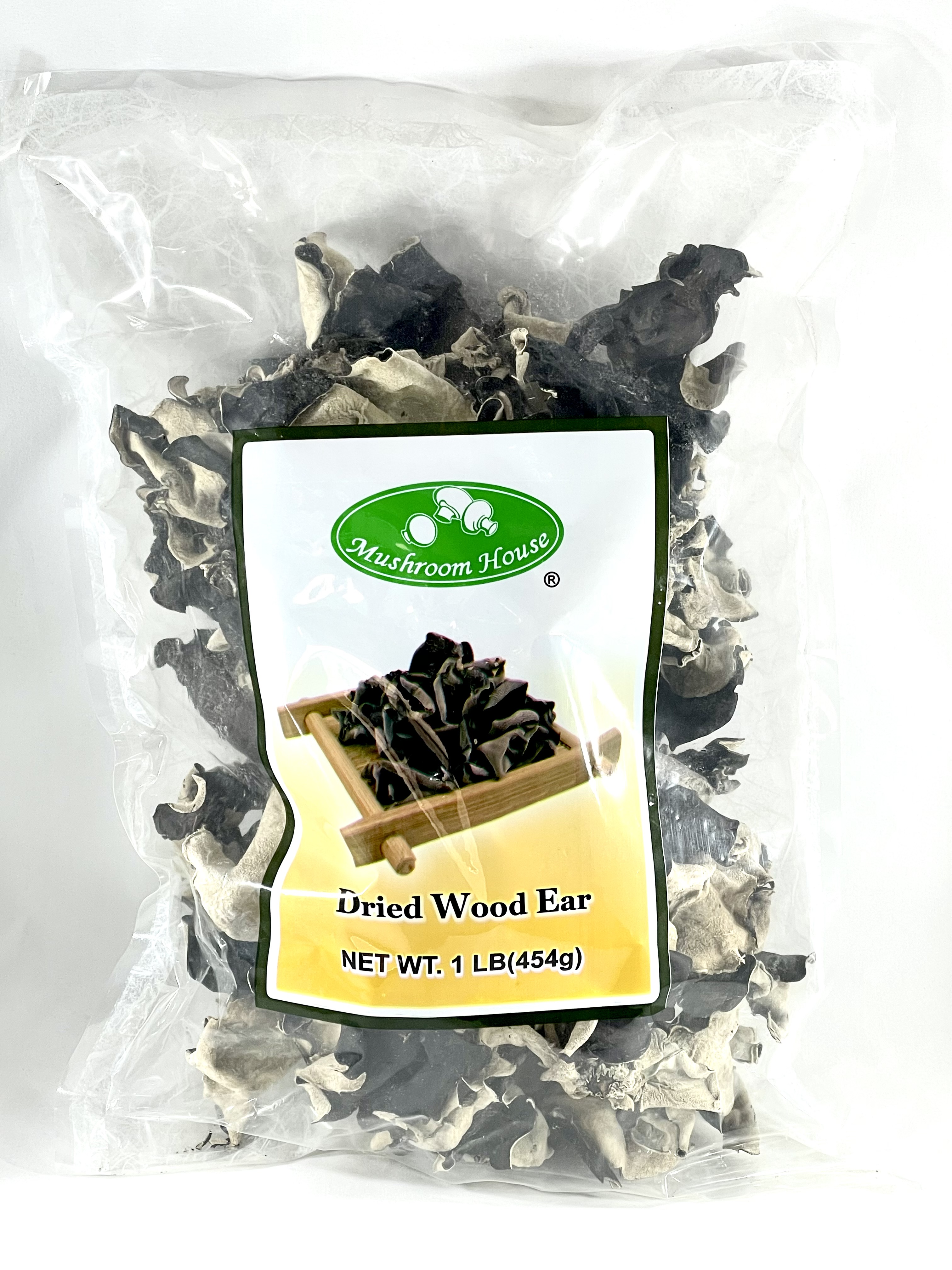 Dried Wood Ear 1lb, Hongo Seco, Dried Mushrooms Bag