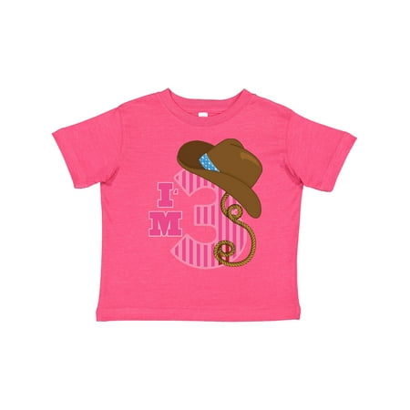 

Inktastic 3rd Birthday 3 Year Old Cowgirl Gift Toddler Toddler Girl T-Shirt