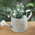 thumbnail image 2 of Vintage Metal Iron Barrel Retro Flower Pot Bucket Home Decoration Watering Can, 2 of 5