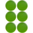 thumbnail image 1 of Tapa de contenedor MRX Solutions de plástico verde de 7.5 pulgadas, paquete de 6, 1 of 6
