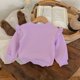 thumbnail image 4 of Tops de terciopelo para niñas, nuevo jersey de invierno de manga larga con cuello redondo, tops de flores con cuentas para niñas pequeñas, sudadera gruesa y cálida coreana, 4 of 5