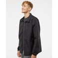 thumbnail image 2 of Independent Trading Co. Men's Water Resistant Windbreaker Coaches Jacket, 2 of 5