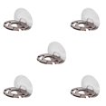 thumbnail image 3 of bedienty Toothbrush Holder Removable Wall-mounted Waterproof Self-adhesive Toothpaste Shaver Rack Indoor Storage Bracket Transparent Grey 5Set, 3 of 6