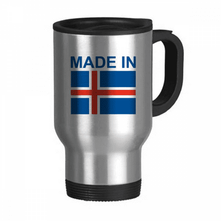 

Iceland Country Love Travel Mug Flip Lid Stainless Steel Cup Car Tumbler Thermos