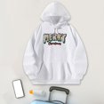 thumbnail image 1 of Sudaderas con capucha navideñas para mujer, suéter con capucha, estampado informal, camisa con hombros caídos, Tops de moda, ropa para mujer M, 1 of 10