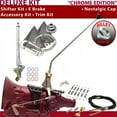 thumbnail image 1 of American Shifter  FMX Shifter Kit Chrome 23 in. E Brake Cable Clamp Clevis Trim Kit for F3EF4, 1 of 1