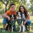 thumbnail image 3 of Dog Bandana 1 Pack,Green Christmas Dinosaur and Snowman Pattern Bandanas for Dogs,Cat Bandana,Small/ Large Dog Bandana 2 Size,Dog Bandanas Girl Boy, 3 of 6