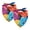 Multi-colored 3, variant on PhooArto Colorful Dragonflies Pattern Dog Bandanas, 2 Pack Soft Washable Pet Scarf Triangle for Large Dogs Puppies and Cats