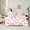 Pink White C, variant on Castle Fairy Teenagers Cartoon Bow Knot Letter Monogrammed E Twin Bedding Sets 7-Piece,Cute Bow-Tie Plaid Grid Bedding Comforter Set Microfiber,Dreamy Princess Breathable Sheet Sets