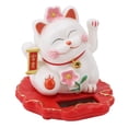 thumbnail image 1 of Solar Fortune Cat, Prosperous Life Waving Chinese Cat Solar Powered Lucky Cat for Home Office, Car Decor, 1 of 7
