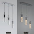 thumbnail image 4 of Simpol Home Modern 3 Lights Pendant Lights, Chromed Finished Pendant Lighting, Chandeliers with Bubble Glass for Kitchen Island, 4 of 6