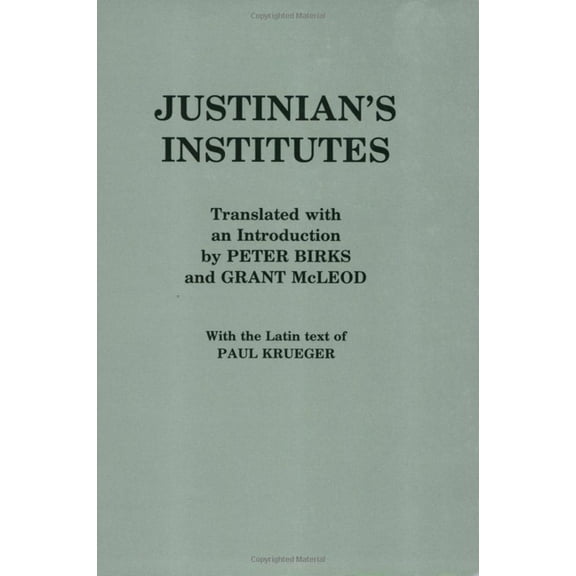 Justinian's "Institutes", (Hardcover)