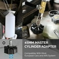 thumbnail image 4 of 3L Manual Brake Bleeder Kit with Vacuum Pump – Compatible with Honda & European Cars (Includes 1 Aluminum Adapter for Honda + 2 Universal 45mm Caps + 150cm Hose + 1L Oil Bottle), 4 of 6
