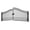 Basic-Design, variant on Chery Industrial 18Ft Dual Swing Iron Gate with Posts, Star Design for Driveway and Outdoor Security, Black