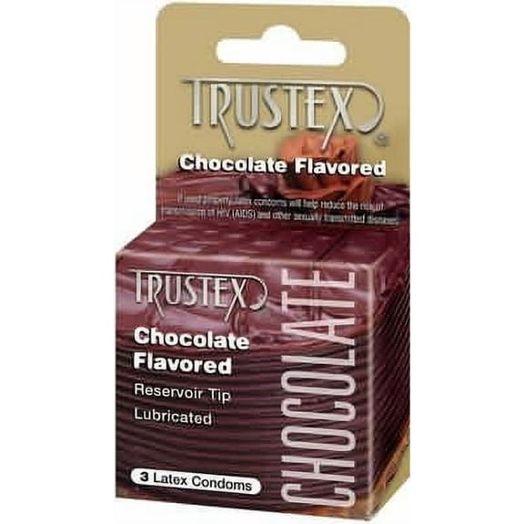 Trustex Flavored Condoms 3 Pack - Chocolate