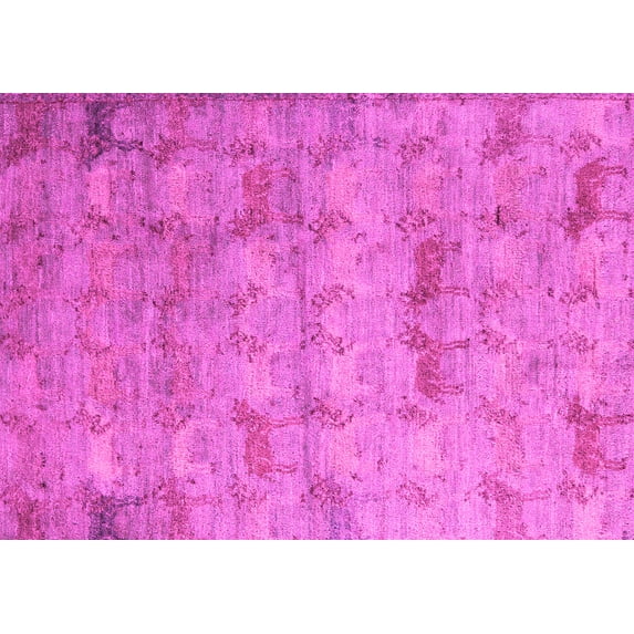Ahgly Company Indoor Rectangle Abstract Pink Modern Area Rugs, 7' x 10'