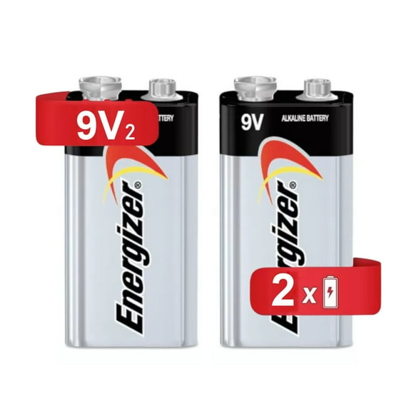 Pilas Energizer Max Alcalina 9 Volts 2 piezas