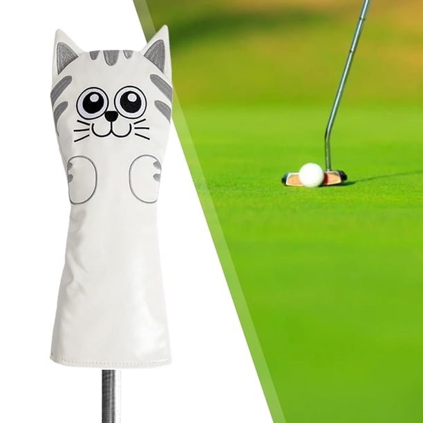 Fundas para tacos de golf Macarena Piel sintética para actividades al aire libre Conductor Blanco