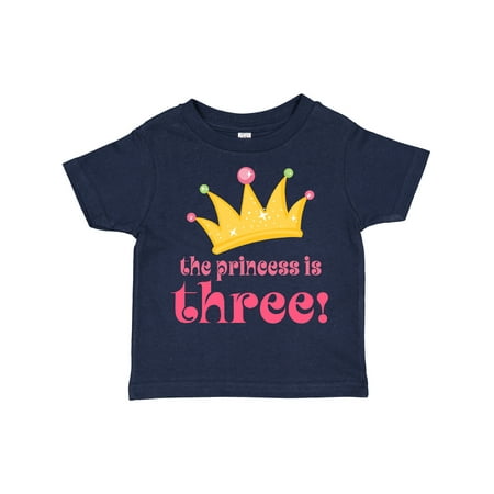 

Inktastic 3rd Birthday Princess I m Three Girls Toddler T-Shirt