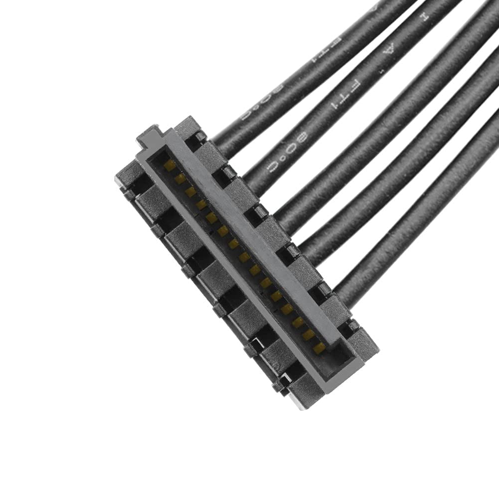 HRTGFD-(2 Pack 15 Pin SATA to 4 SATA Power Splitter Extension Cable, Female to Male, 20 inch
