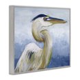 thumbnail image 4 of Stupell Industries Heron & Blue Gradient Animals & Insects Painting Gray Framed Art Print Wall Art, 20 x 16, 4 of 10