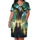 thumbnail image 2 of Vestido holgado de verano para mujer traje de verano con bolsillos para rezar a la madre, 2 of 6