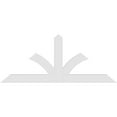 thumbnail image 4 of 84"W x 35"H x 2"D x 6"F, 10/12 Pitch, Richland Architectural Grade PVC Gable Bracket, 4 of 8