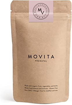 Movita Prenatal Multivitamin - for Healthy Mom and Baby, Refill Pouch of 60 Tablets
